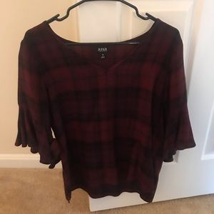 Plaid blouse
